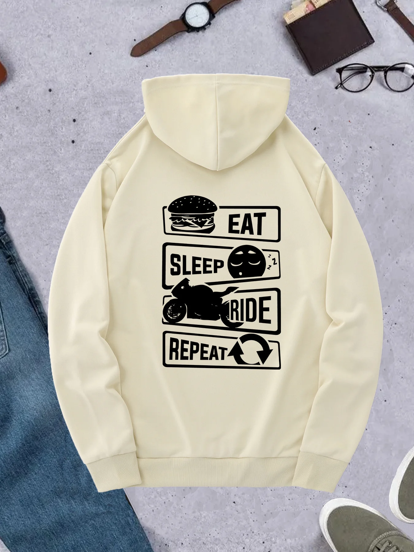Korean Trend Men Hoodie Eat Sl - Korean Men Lifestyle review and price