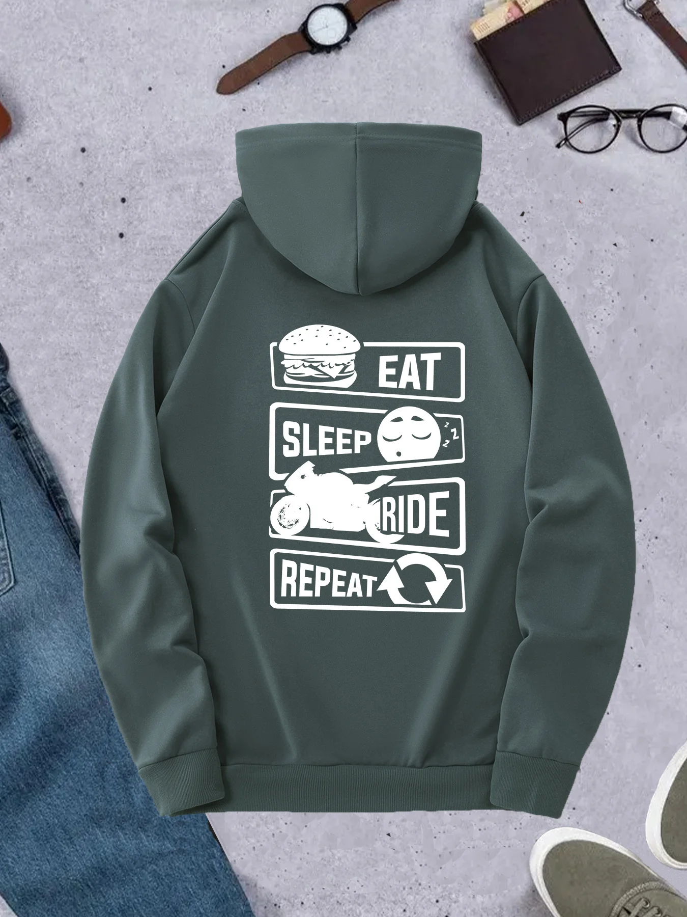 Korean Trend Men Hoodie Eat Sl - Korean Men Lifestyle review and price